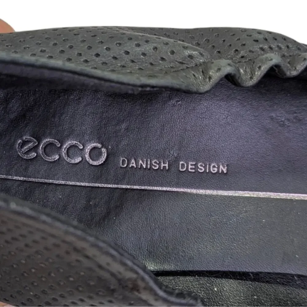 Ecco Incise Enchant Ballet Flats EUC $130 Size 9/40  S3619